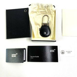 Montblanc Meisterstuck Key Fob Black Leather